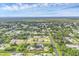 Expansive aerial view of a tranquil residential community with lush greenery and spacious lots under a partly cloudy sky at 10263 Waterford Ave, Englewood, FL 34224