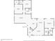 Detailed floor plan showing layout including living spaces, bedrooms, bathrooms, and garage (not shown) at 10263 Waterford Ave, Englewood, FL 34224