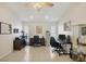 Large office area with plenty of workspace and natural light. Perfect setup for productivity and comfort at 10263 Waterford Ave, Englewood, FL 34224