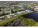Waterfront property featuring easy canal access and lovely neighborhood views from above at 1030 Haste Ln, Englewood, FL 34223