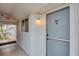 Hallway with a view of the building exterior at 1401 S Mccall Rd # 205, Englewood, FL 34223