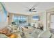 The living area includes a view of the water at 1401 S Mccall Rd # 205, Englewood, FL 34223