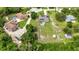 Aerial view of homes on large lots surrounded by mature trees at 2541 Northway Dr, Venice, FL 34292