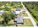 Aerial view of home and surrounding neighborhood, showcasing location and curb appeal at 7104 Castilla St, Port Charlotte, FL 33981