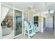 Relaxing porch featuring comfortable seating, ocean view, and seamless indoor/outdoor living at 7500 Palm Island S Dr # 2111, Placida, FL 33946
