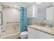 Clean bathroom with granite countertop and bathtub at 103 1St E St # 204, St Petersburg, FL 33715