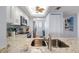 Modern kitchen featuring stainless steel appliances and granite countertops at 103 1St E St # 204, St Petersburg, FL 33715