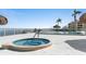 Relaxing hot tub overlooking the waterfront at 103 1St E St # 204, St Petersburg, FL 33715