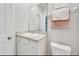 Bathroom featuring granite countertops and vanity at 14069 Wineberry Dr, Dade City, FL 33525