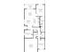 Two-bedroom, two-bath floor plan with garage at 9105 Gulf Haven Dr, Parrish, FL 34219