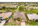 Bird's-eye view of a house and neighborhood at 254 Rotonda E Blvd, Rotonda West, FL 33947