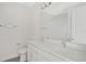 Double vanity bathroom with modern fixtures at 9144 Gulf Haven Dr, Parrish, FL 34219