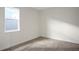Simple bedroom with carpet and a window at 7474 Sea Manatee St, Parrish, FL 34219