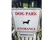 Members-only dog park entrance sign at 9039 Duany Ln, Lakewood Ranch, FL 34240