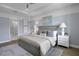Spacious bedroom with ensuite bathroom access and calming color palette at 7458 Sea Manatee St, Parrish, FL 34219