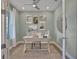 Bright home office with built in desk and natural light at 7458 Sea Manatee St, Parrish, FL 34219