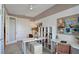 Bright bedroom with a built-in workspace and storage at 7434 Sea Manatee St, Parrish, FL 34219