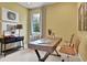 Home office with built-in desk and natural light at 7434 Sea Manatee St, Parrish, FL 34219