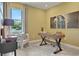 Home office with built in desk and natural light at 7434 Sea Manatee St, Parrish, FL 34219