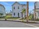 Charming two-story home with a well-manicured lawn and sidewalk in a residential area at 180 Eagleston Ln, Lakewood Ranch, FL 34240