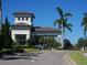 Secure gated entrance to the Valencia del Sol community at 5013 Sevilla Shores Dr, Wimauma, FL 33598