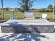 Relaxing fire pit area with comfortable seating at 5013 Sevilla Shores Dr, Wimauma, FL 33598