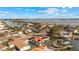 Wide aerial view, highlighting waterfront property and surrounding area at 351 Harbor Psge, Clearwater Beach, FL 33767