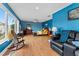 Spacious bedroom with water views, hardwood floors, and ample natural light at 351 Harbor Psge, Clearwater Beach, FL 33767