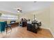 Bright home office with hardwood floors at 351 Harbor Psge, Clearwater Beach, FL 33767