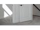 Carpeted hallway with a white door at 9019 Rothman Ln, Lakewood Ranch, FL 34240