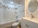 Cozy bathroom with shower and tub combination at 4007 Bangalow Palm Ct # 4007, Tampa, FL 33624