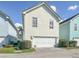 Attached garage with a white door at 4007 Bangalow Palm Ct # 4007, Tampa, FL 33624