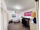 Office with a desk, love seat, and closet at 933 Harbor S Dr, Venice, FL 34285