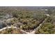 Aerial view of the home's location in a serene forest neighborhood at 7157 Knoxville Dr, Webster, FL 33597