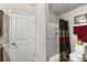 Cozy bathroom features a shower-tub combination and neutral tones at 7157 Knoxville Dr, Webster, FL 33597