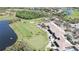 Aerial view of golf course and clubhouse at the community at 7005 River Hammock Dr # 207, Bradenton, FL 34212