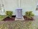 Air conditioner unit outside home with trimmed landscaping and visible Carrier brand at 6698 Wirevine Dr, Brooksville, FL 34602