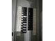 This is a photo of the home's electrical panel with hand-written labels at 6698 Wirevine Dr, Brooksville, FL 34602