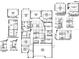Detailed floor plan showing layout of house with options for gourmet kitchen and wet bar at 9608 Brave Buck Ave, Land O Lakes, FL 34638