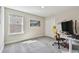 Bedroom featuring neutral paint, a window, and ample space at 11728 June Briar Loop, San Antonio, FL 33576