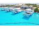 Unique floating lounge chairs with canopies provide comfort on the lagoon waters at 11728 June Briar Loop, San Antonio, FL 33576