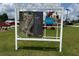 Community board detailing the community's farm and volunteer opportunities amid well-maintained green spaces at 17677 Nectar Flume Dr, Land O Lakes, FL 34637