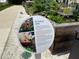 Image of the Showcase Garden sign, highlighting the information about the Angeline Showcase Garden at 17677 Nectar Flume Dr, Land O Lakes, FL 34637