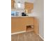 Kitchen bar area offering extra storage at 4804 Myrtle Oak Dr # 11, New Port Richey, FL 34653
