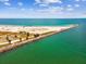Beautiful panoramic shot of the tranquil waters surrounding Sand Key Park beach at 1400 Gulf Blvd # 701, Clearwater Beach, FL 33767
