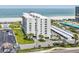 Exterior of a beachfront condo building with beautiful ocean views at 1400 Gulf Blvd # 701, Clearwater Beach, FL 33767