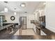The kitchen is modern with stainless steel appliances, a breakfast bar, and stunning countertops at 1400 Gulf Blvd # 701, Clearwater Beach, FL 33767