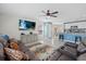 Spacious living room showcasing seamless flow into the kitchen and dining areas at 3270 Rock Sound St, Bradenton, FL 34208