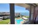 Inviting view of the pool and bay from the windows of this spacious condo at 632 Edgewater Dr # 832, Dunedin, FL 34698