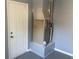 Utility room featuring mechanical equipment and access door at 7169 Holiday Dr, Spring Hill, FL 34606